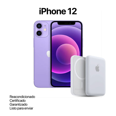 Iphone 12 Reacondicionado + Power Bank
