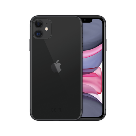 Iph 11 Negro 64GB Outlet P.P.D Tapa Fisurada