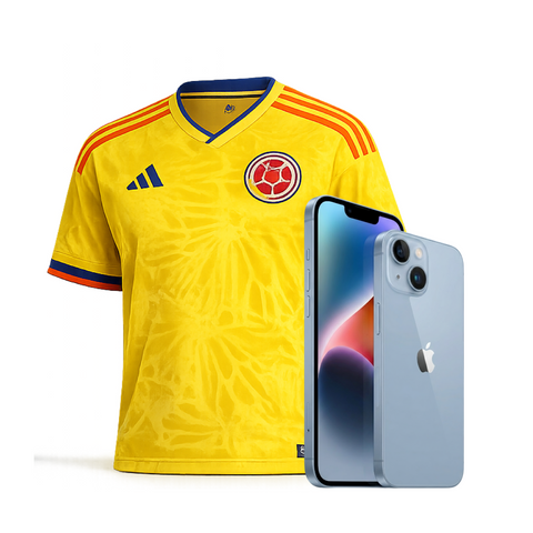 iphone 14+camiseta de la selección Colombia