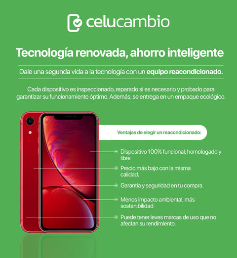 iPhone 11 Rojo 64GB Outlet