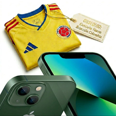 iPhone 13+camiseta de la selección Colombia