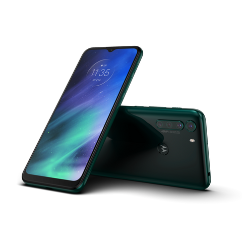 Celular Motorola Moto One Fusion Verde 128GB + Celular ZTE A31 Lite 4G Gris 32GB 2X1